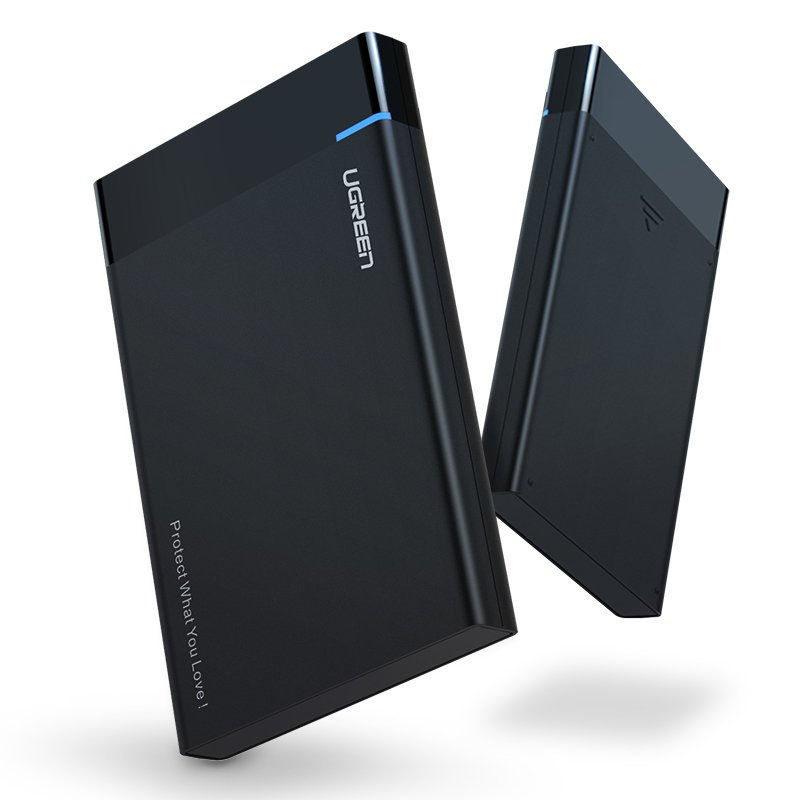 Rack UGREEN US221 para HDD / SSD SATA de 2.5 pulgadas, USB 3.2, Negro
