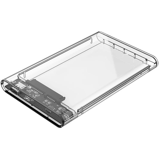 Rack Orico 2139C3 para HDD / SSD SATA 2.5 pulgadas, USB-C, Transparente