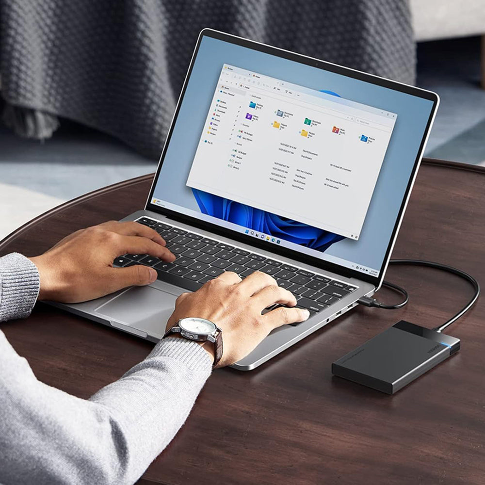 Rack UGREEN US221 (50743) para HDD / SSD SATA 2.5 pulgadas, USB-C, Negro