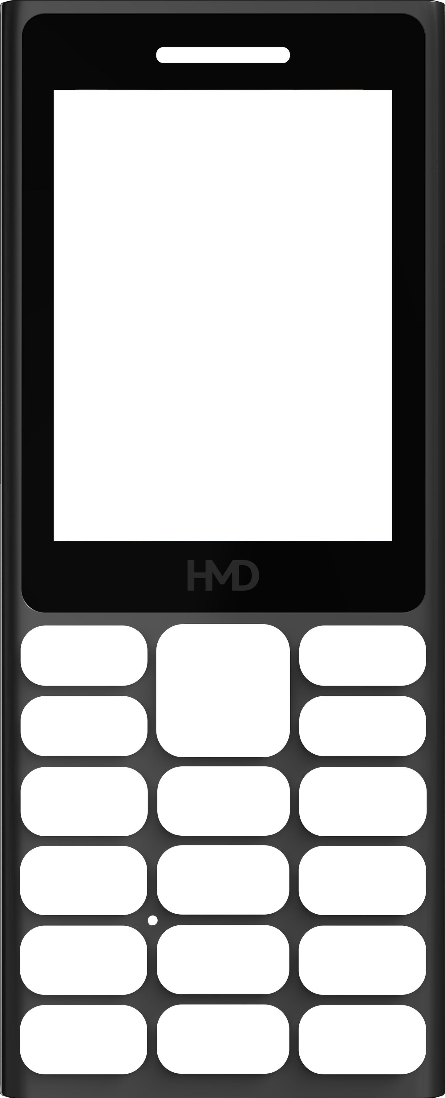 Cubierta frontal para HMD 105 4G, Negro