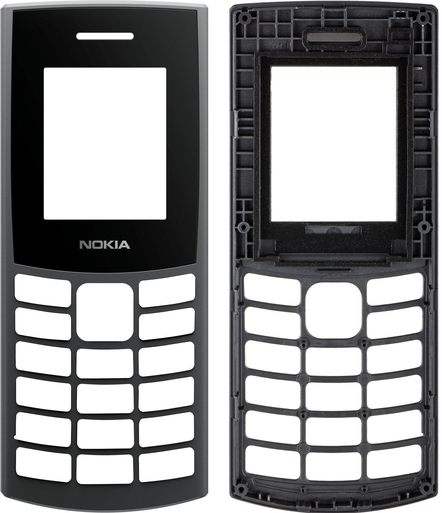 Cubierta frontal para Nokia 105 4G 2nd Edition, Charcoal