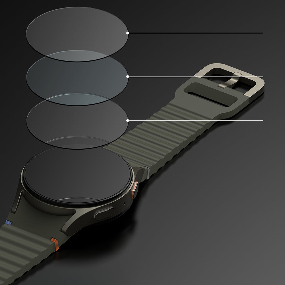 Marco de Protección Ringke Premium Styling para Samsung Galaxy Watch7 44mm, Modelo 1, Negro