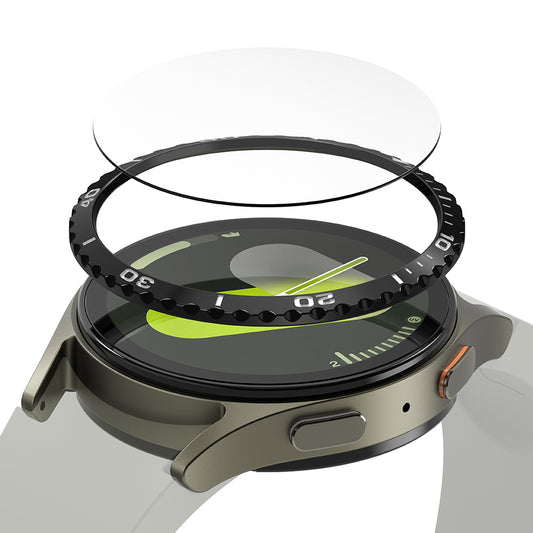 Marco de Protección Ringke Styling para Samsung Galaxy Watch7 40mm, Modelo 6, Negro