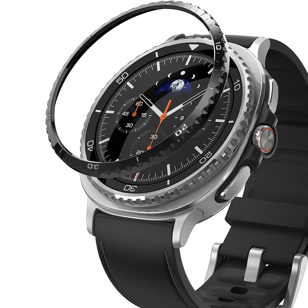 Marco de Protección Ringke Inner Styling para Samsung Galaxy Watch8 Classic, Negro
