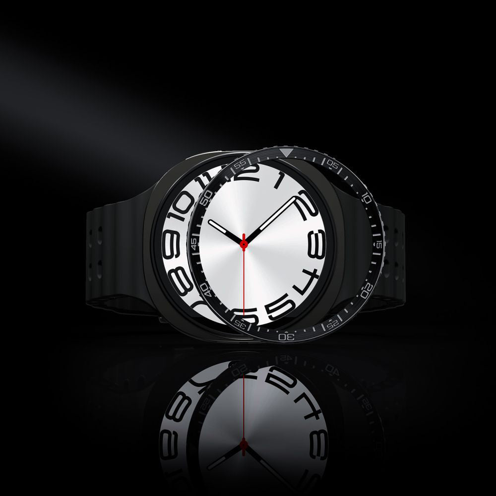 Marco de protección Spigen Tune Diver para Samsung Galaxy Watch8 44mm, Negro ACS10008