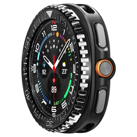 Marco de Protección Spigen Tune Pro Diver para Samsung Galaxy Watch8 Classic, Negro
