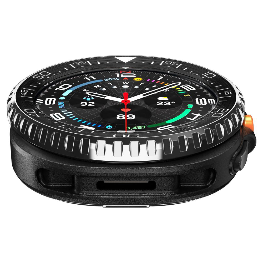 Marco de Protección Spigen Tune Pro Diver para Samsung Galaxy Watch8 Classic, Negro