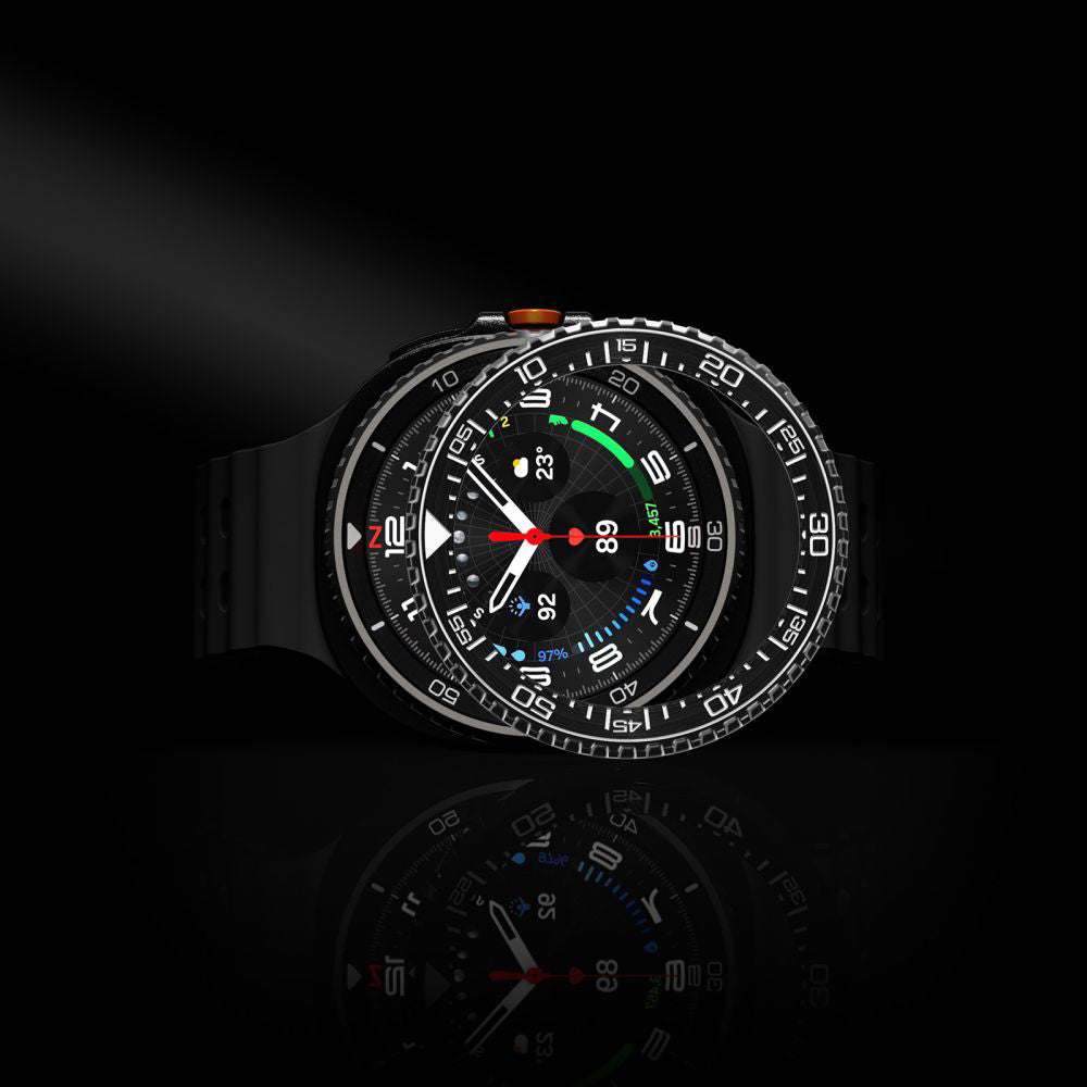 Marco de Protección Spigen Tune Pro Diver para Samsung Galaxy Watch8 Classic, Negro