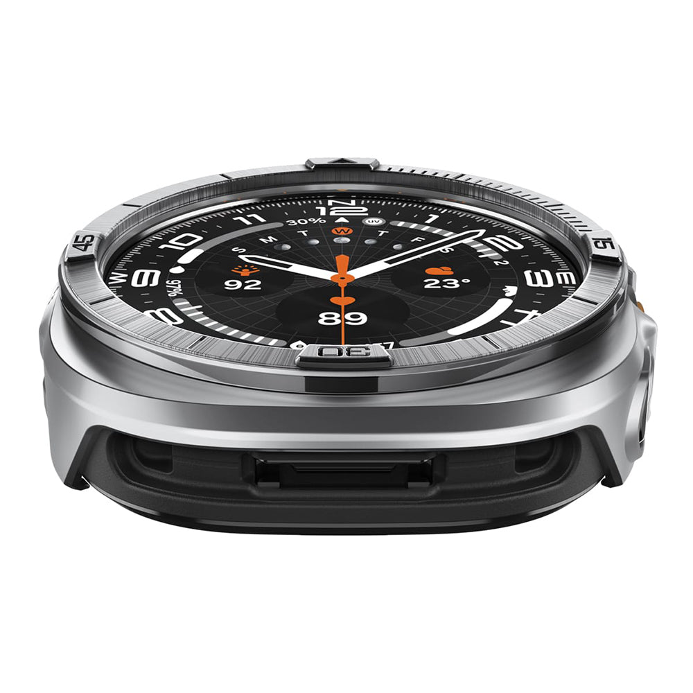 Marco Protector Spigen Tune Pro Pilot para Samsung Galaxy Watch Ultra2, Plateado ACS11618