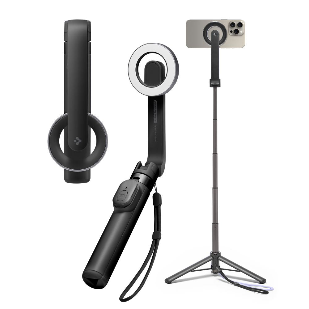 Selfie Stick Bluetooth Spigen S571W, Universal, Negro