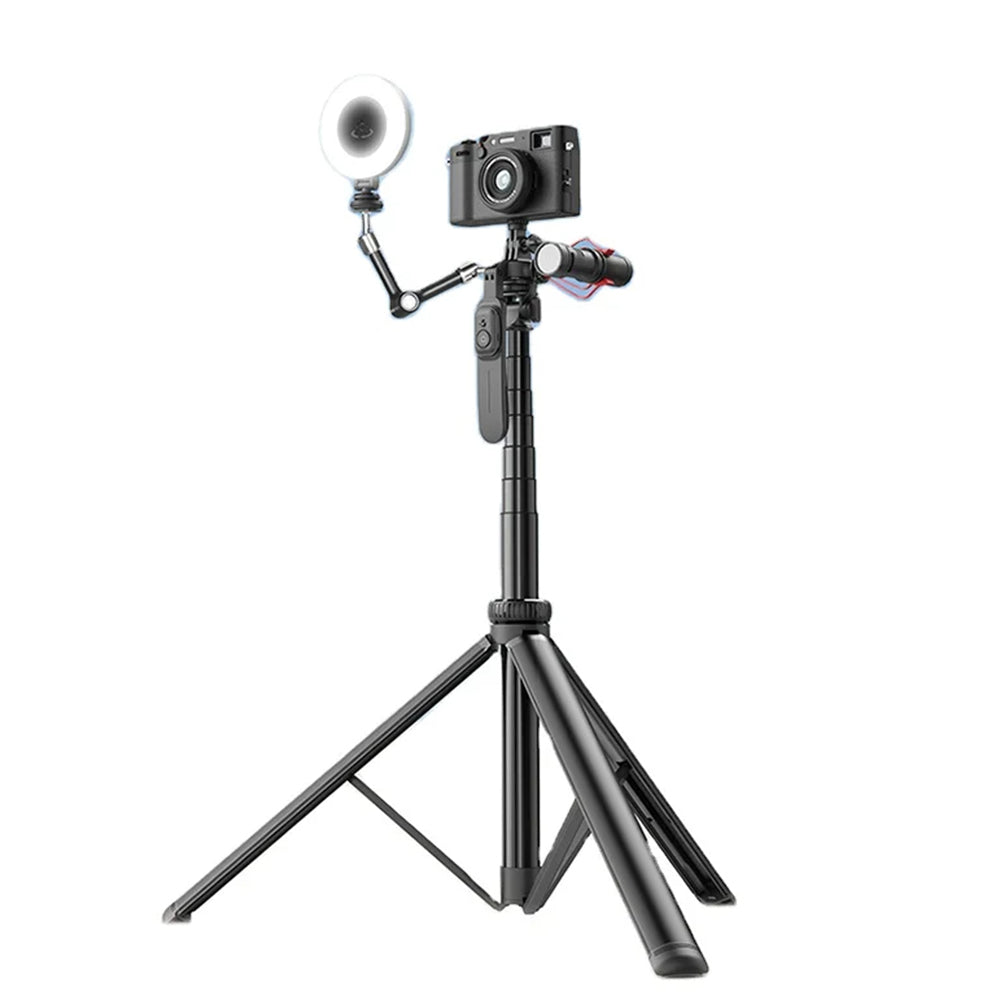 Selfie Stick Bluetooth Techsuit C05, Universal, Negro