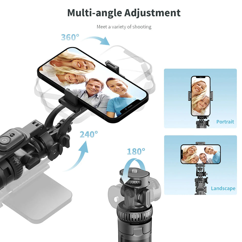 Selfie Stick Bluetooth Techsuit C05, Universal, Negro