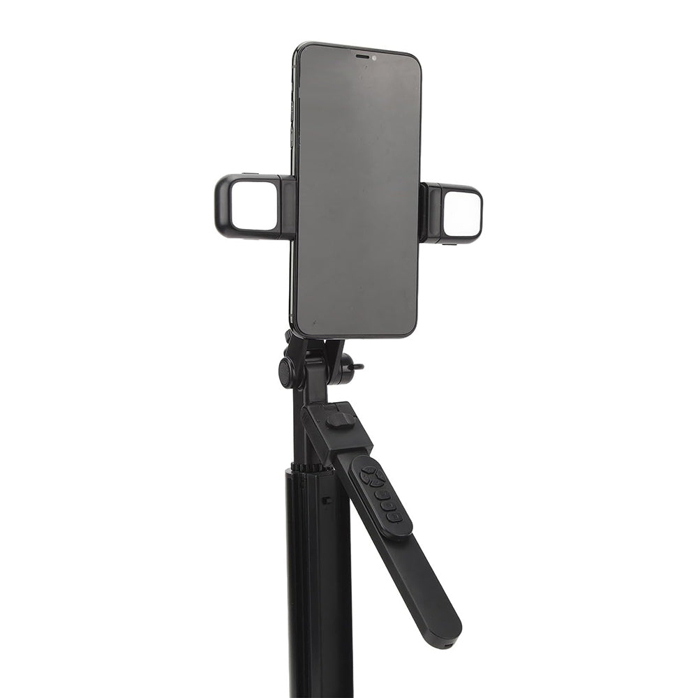 Selfie Stick Bluetooth Techsuit K30S, Universal, Negro