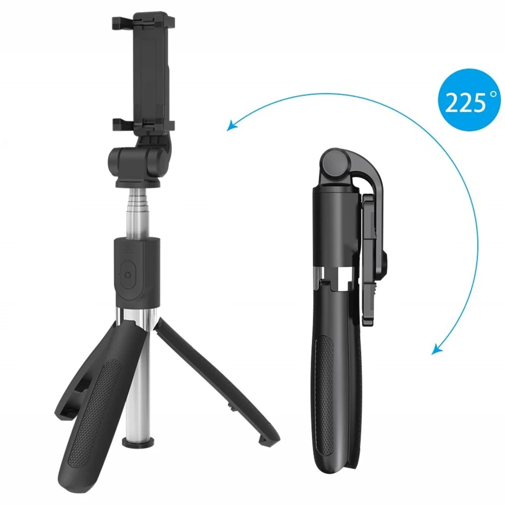 Selfie Stick Bluetooth Techsuit L01, Universal, Negro