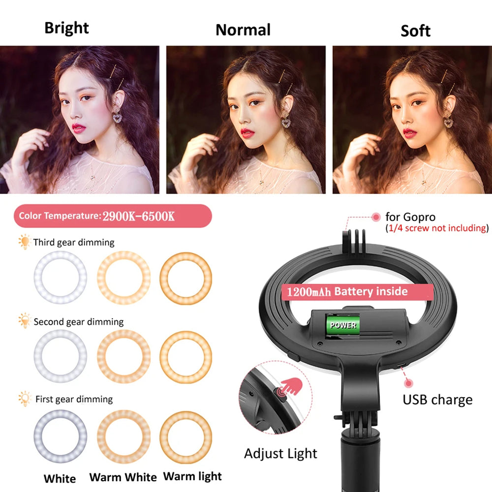 Selfie Stick Bluetooth Techsuit L07, Universal, Negro