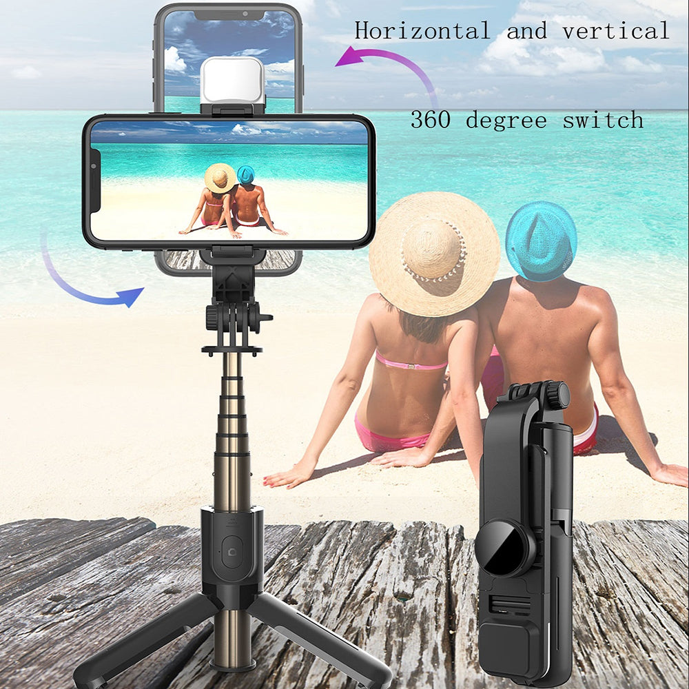 Selfie Stick Bluetooth Techsuit L11s, Universal, Negro