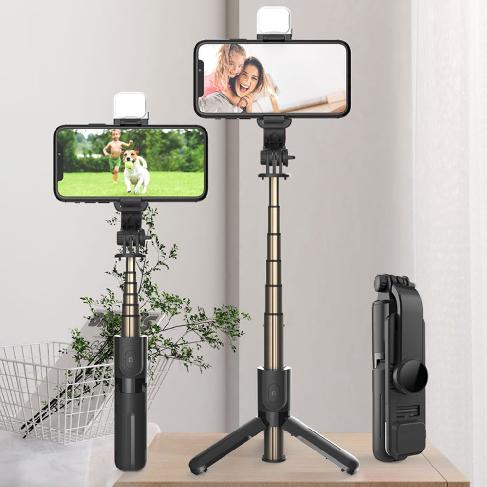 Selfie Stick Bluetooth Techsuit L11s, Universal, Negro