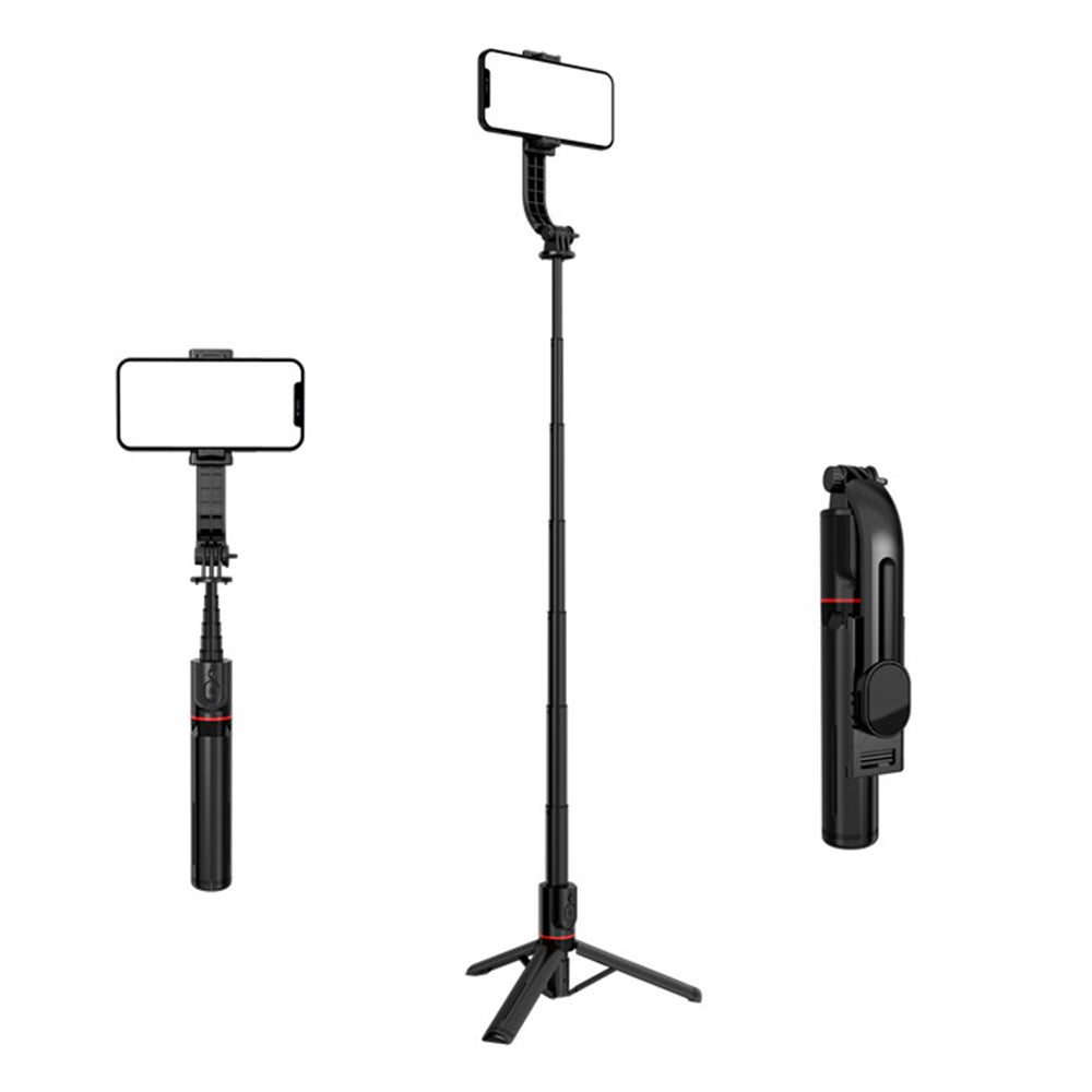 Selfie Stick Bluetooth Techsuit L12, Universal, Negro