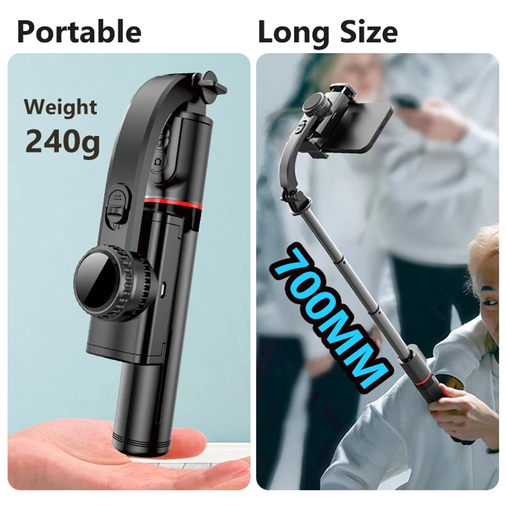Selfie Stick Bluetooth Techsuit L19, Universal, Negro