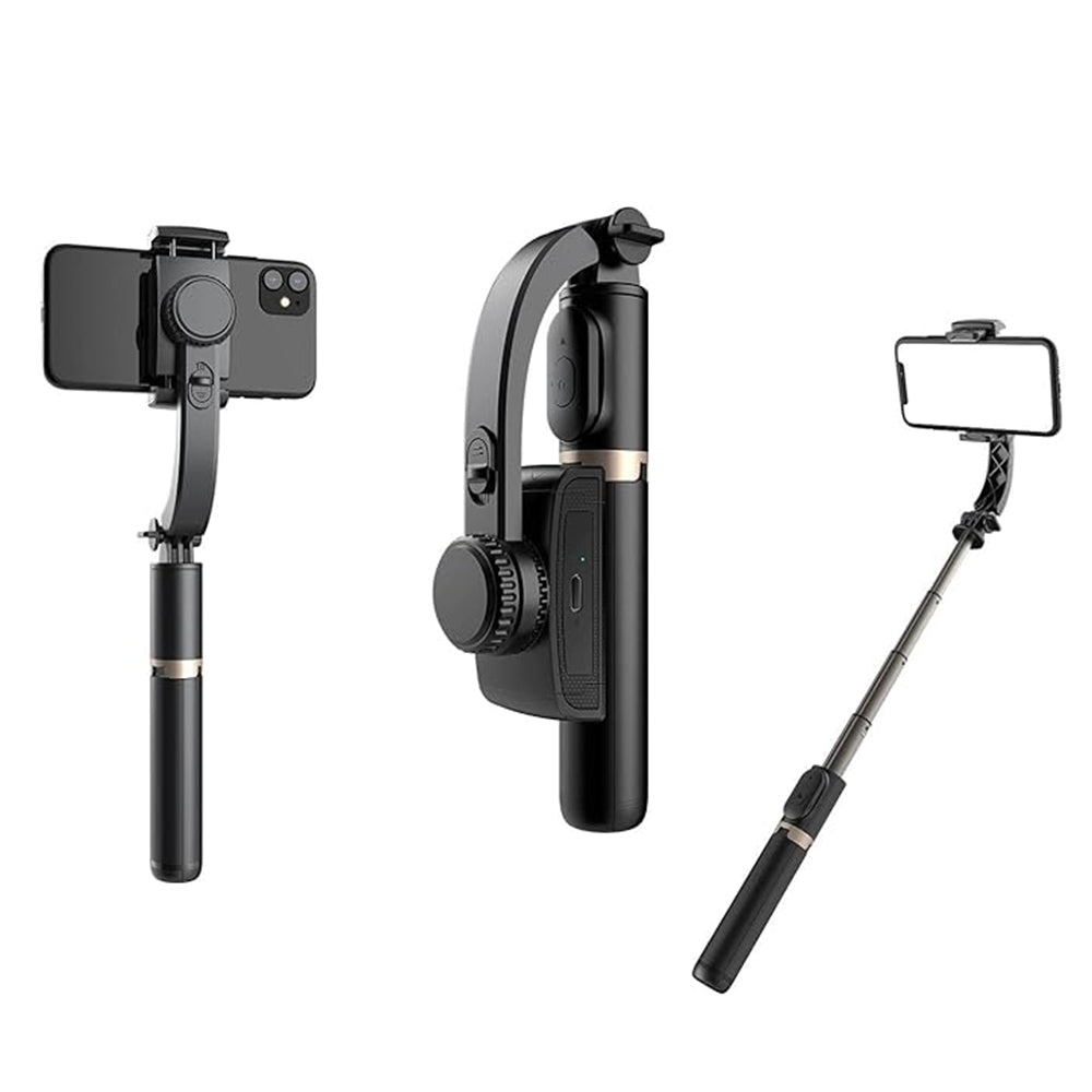 Selfie Stick Bluetooth Techsuit Q08, Universal, Negro