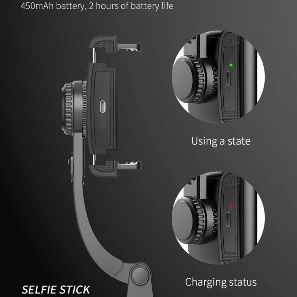 Selfie Stick Bluetooth Techsuit Q08, Universal, Negro