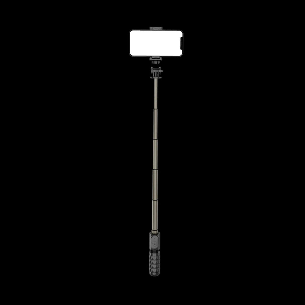 Selfie Stick Bluetooth Techsuit Q10, Universal, Negro