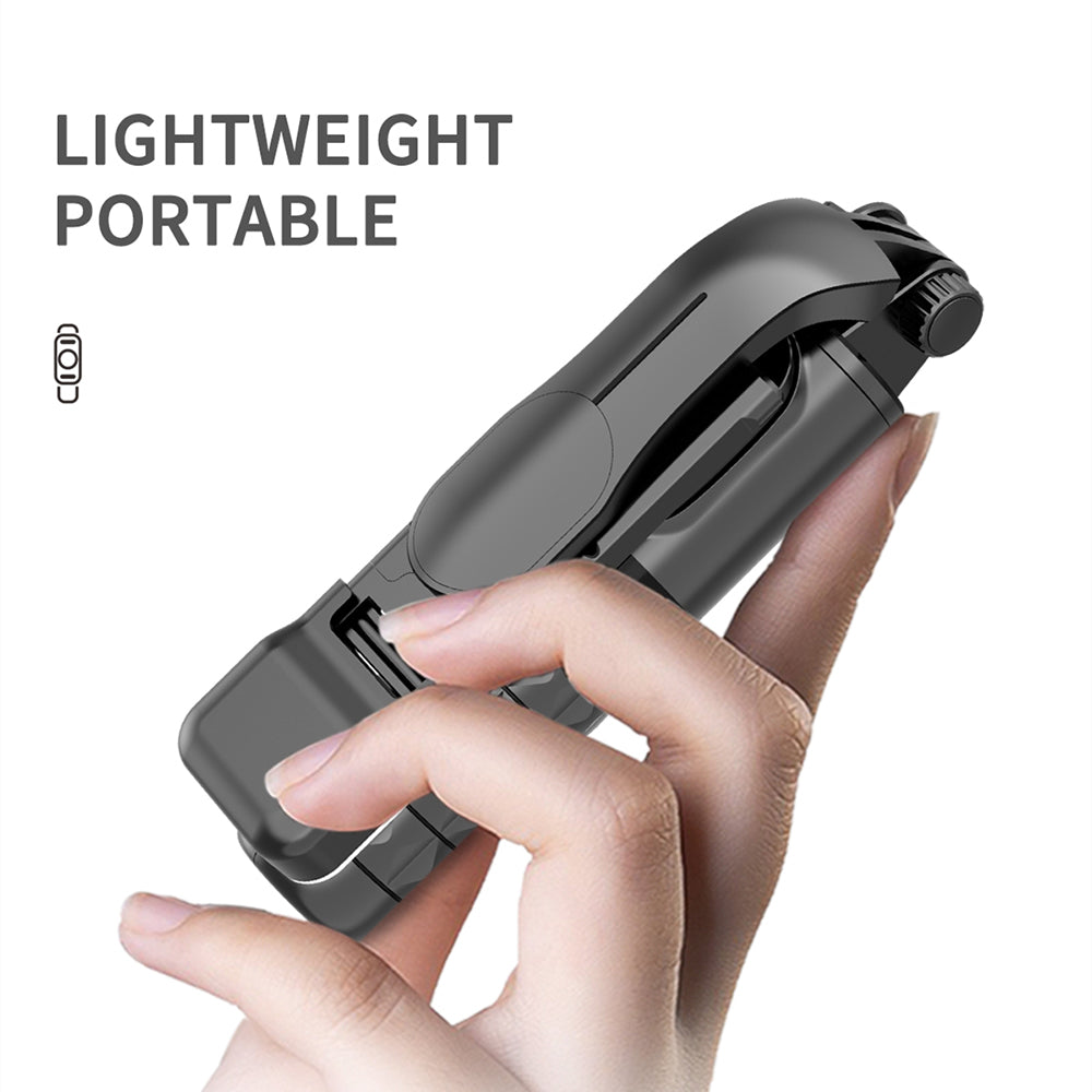 Selfie Stick Bluetooth Techsuit Q11, Universal, Negro