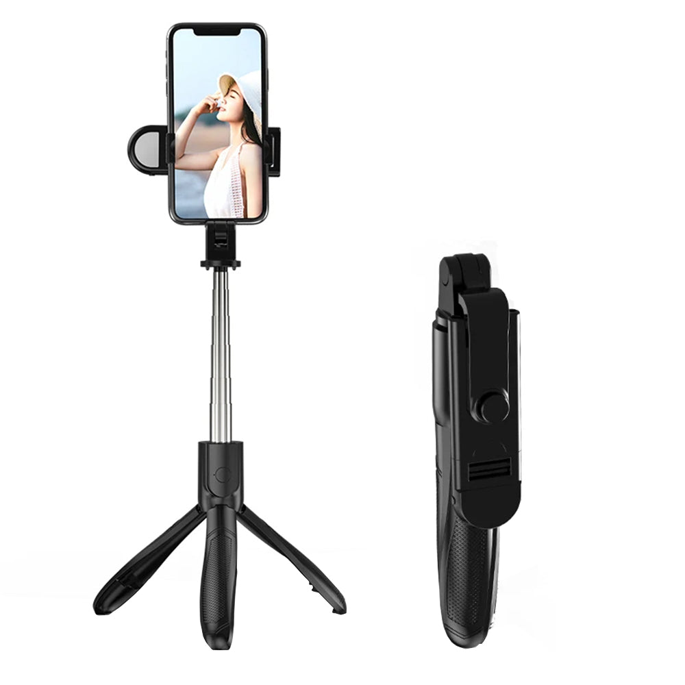 Selfie Stick Bluetooth Techsuit S01-S, Universal, Negro