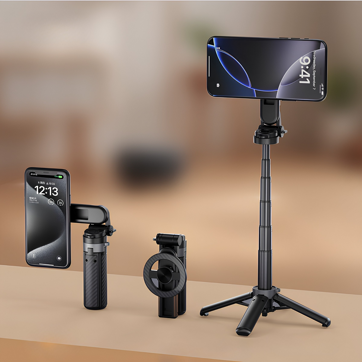 Selfie Stick Bluetooth XO Design SS25 Pro, Universal, Negro