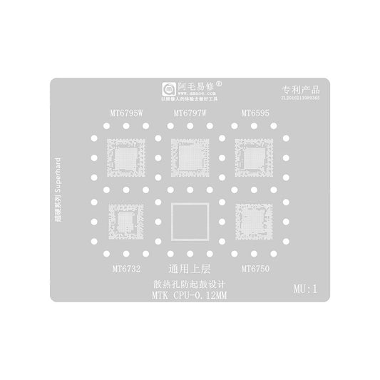 Malla BGA Amaoe para CPU MTK MU1-5