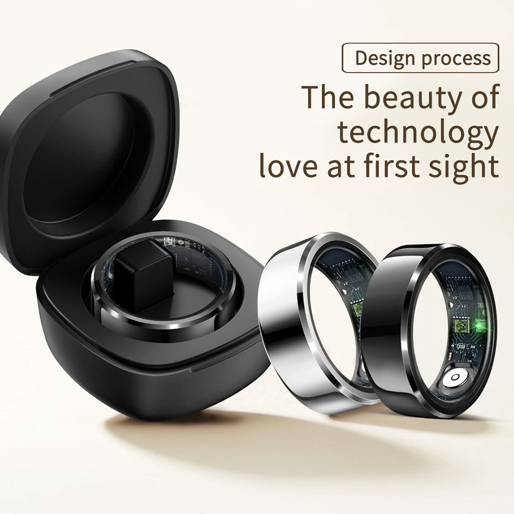 Smart Ring Techsuit R6, Size 8, Black