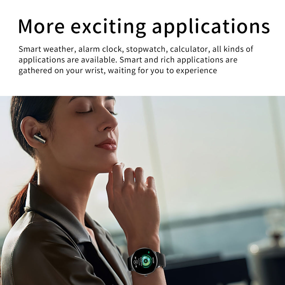 Smartwatch Blavec M01 Vesta Call, Negro