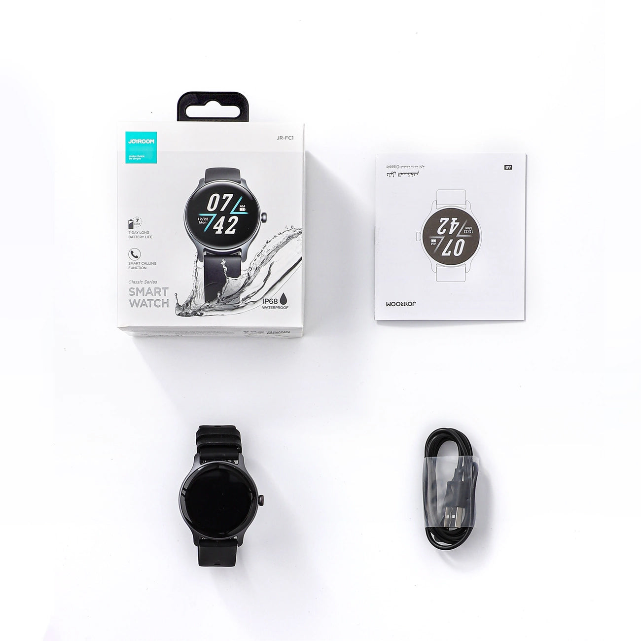 Smartwatch Joyroom JR-FC1 Call, Gris