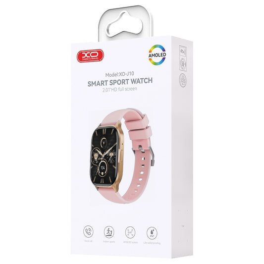 Smartwatch XO Design J10, Rosa Dorado