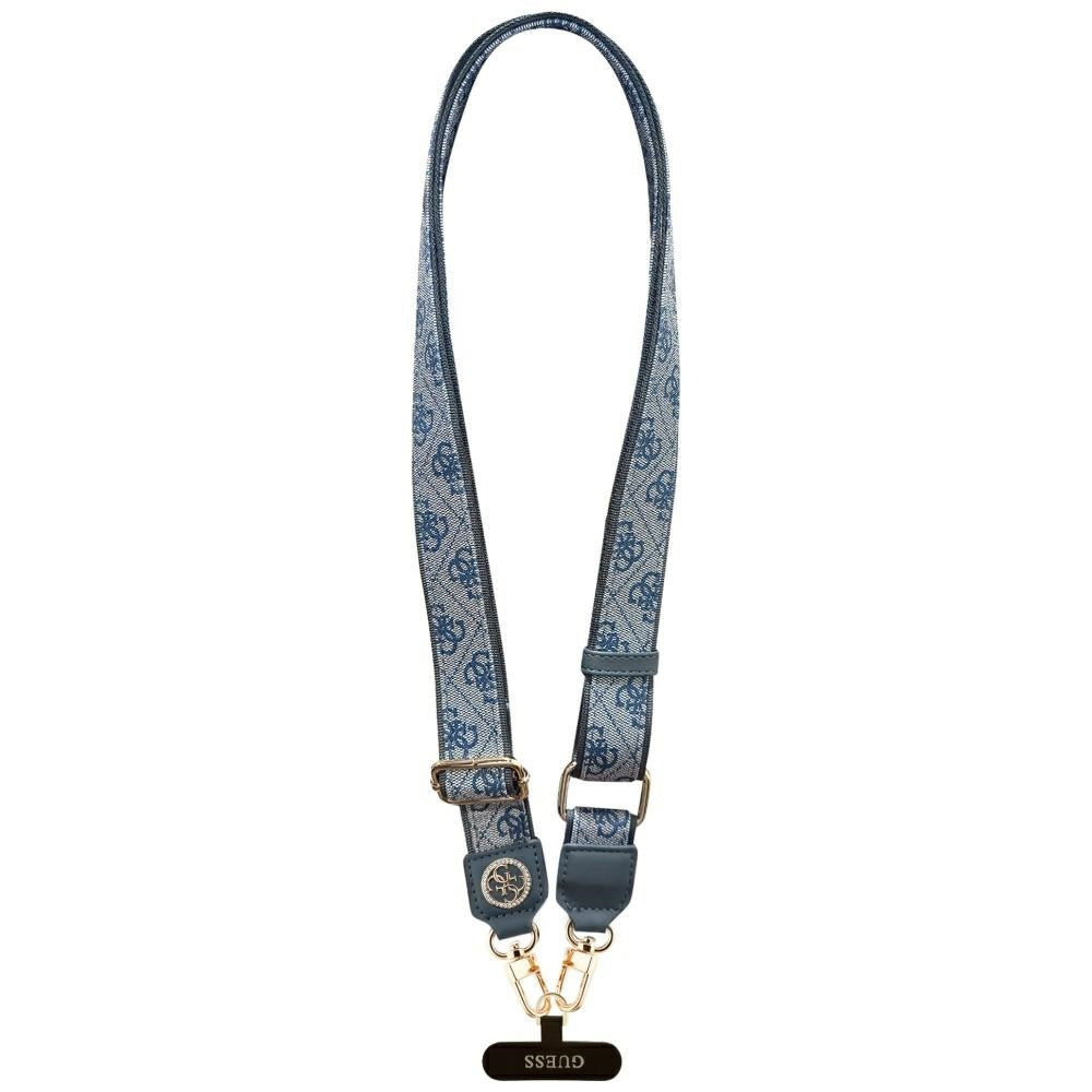 Cordón para Teléfono Guess 4G Strass Metal Logo, Azul