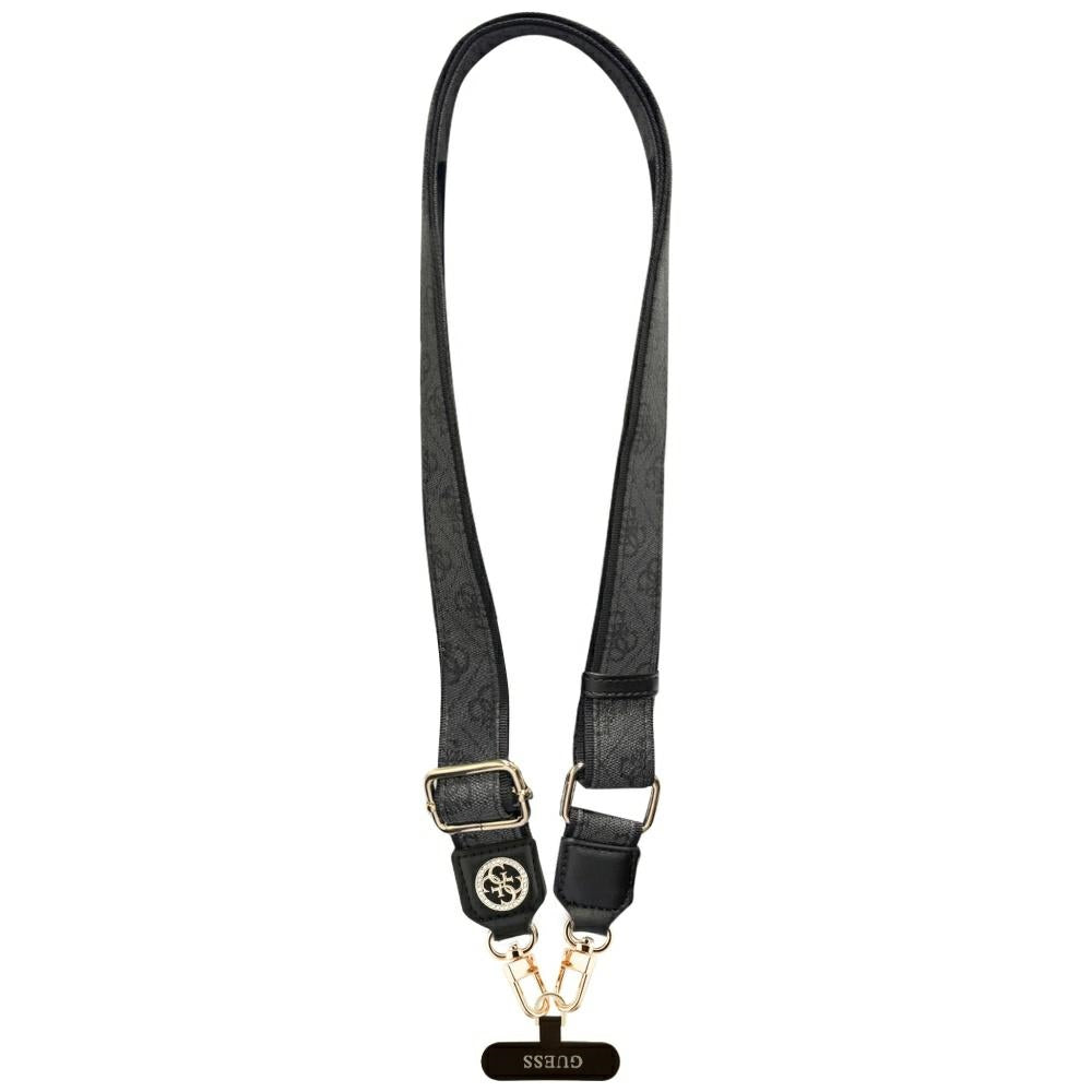 Cordón para Teléfono Guess 4G Strass Metal Logo, Negro