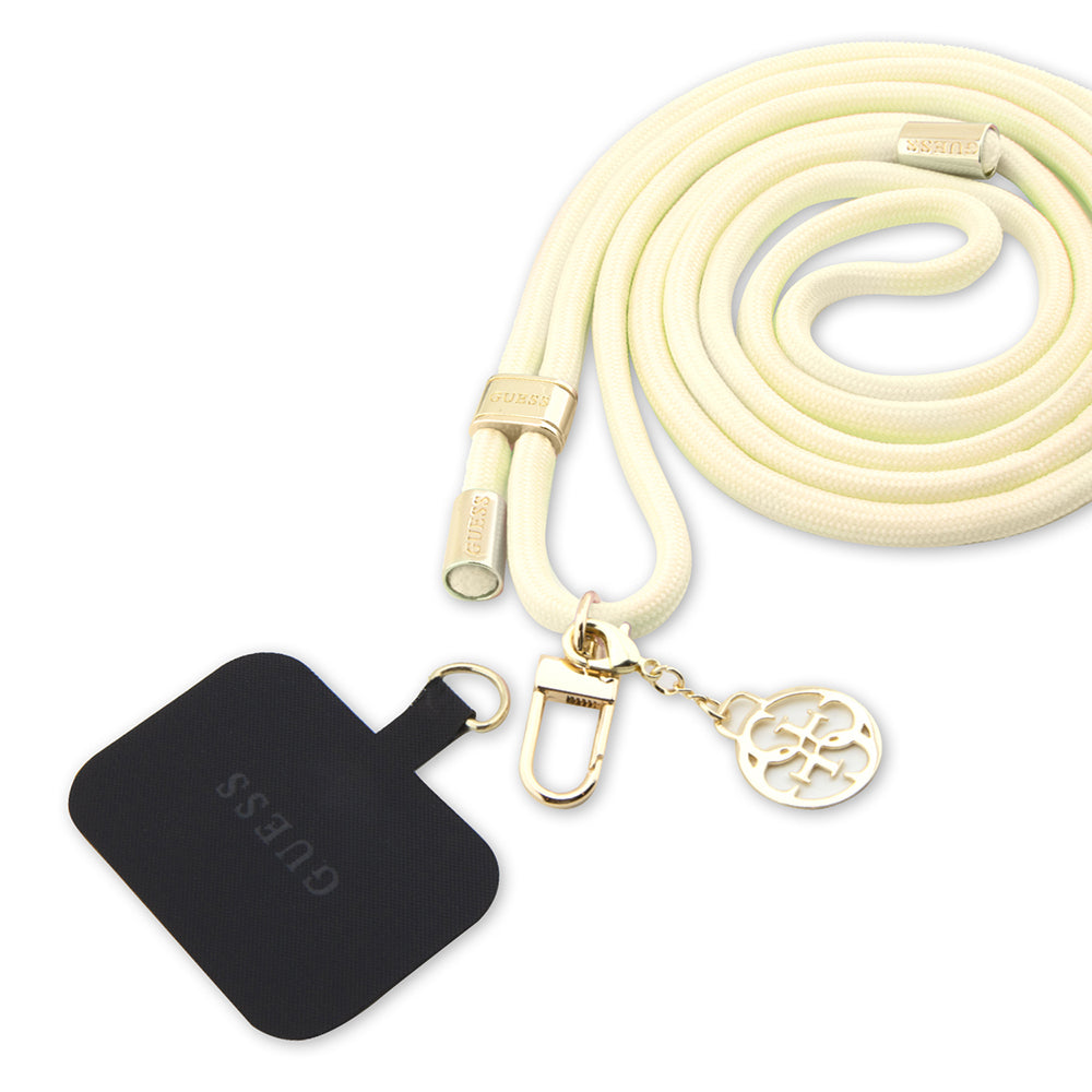 Cordón para Teléfono Guess Crossbody, Universal, Beige