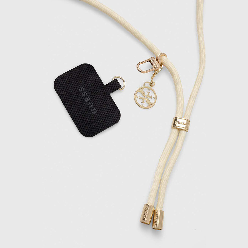Cordón para Teléfono Guess Crossbody, Universal, Beige