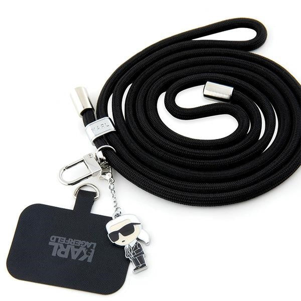 Cordón para Teléfono Karl Lagerfeld Ikonik Karl, Negro