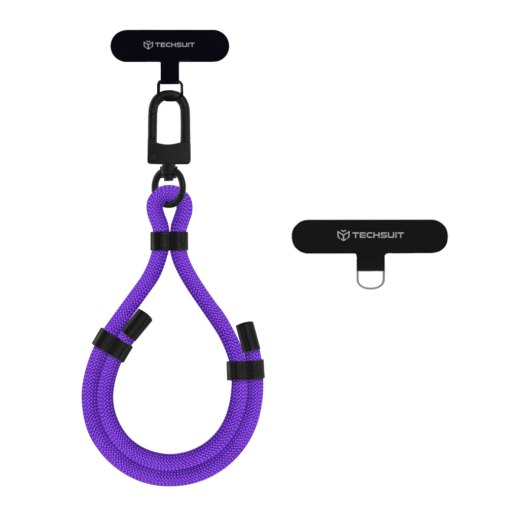 Cordón para teléfono Techsuit RWS1-26-34, Morado