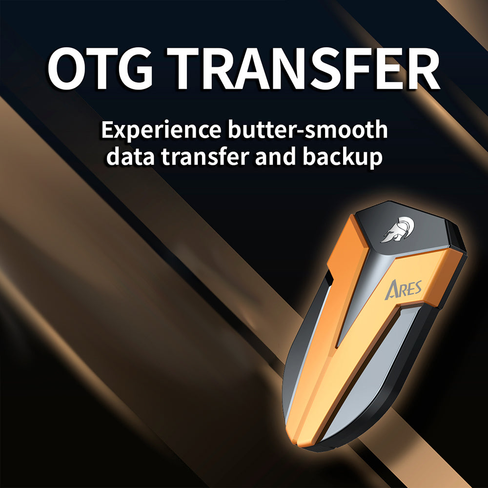 Solid State Drive (SSD Externo) Dato Ares Amber Shield, 2TB, Negro ARSASE-2TB