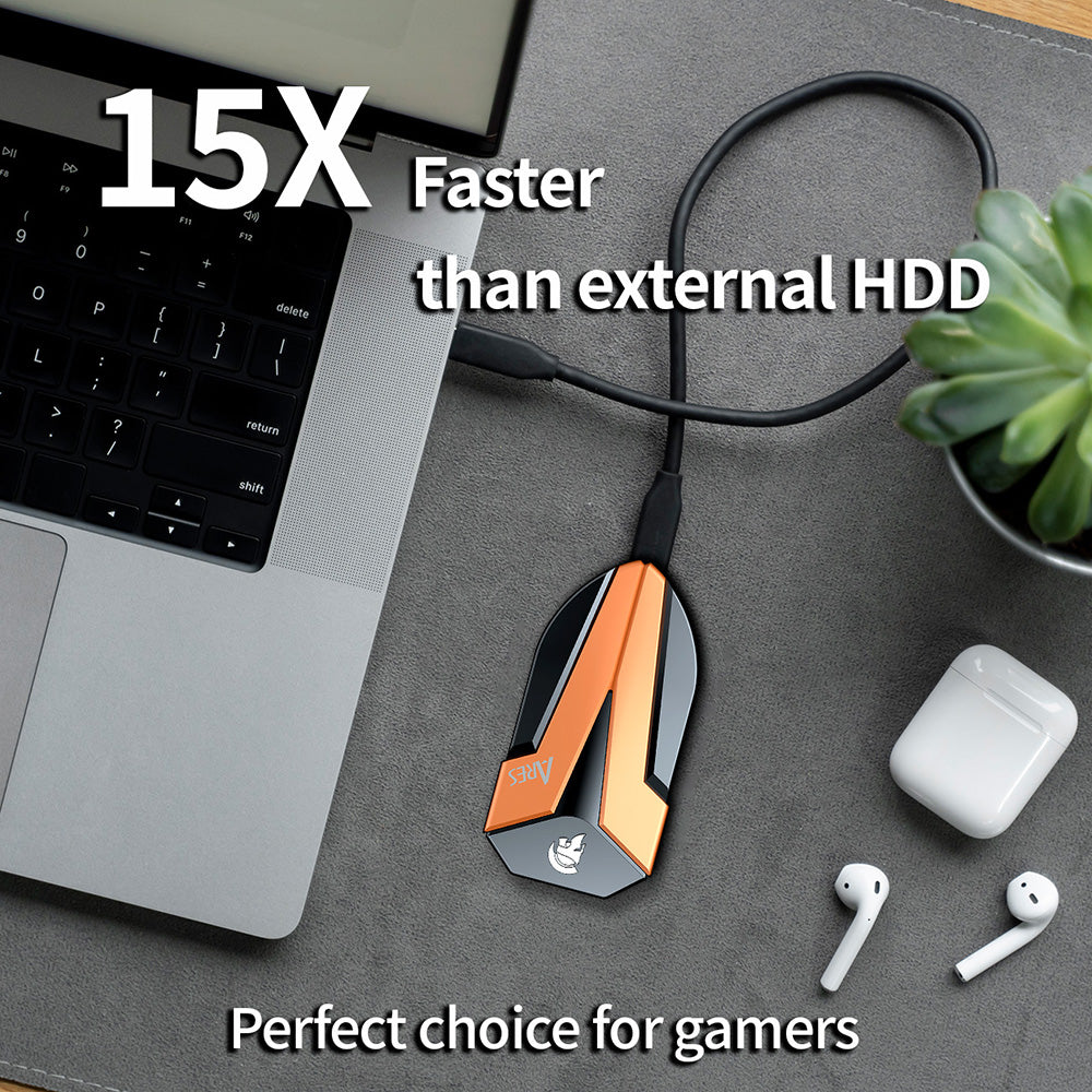 Solid State Drive (SSD Externo) Dato Ares Amber Shield, 500GB, Negro ARSASE-500GB
