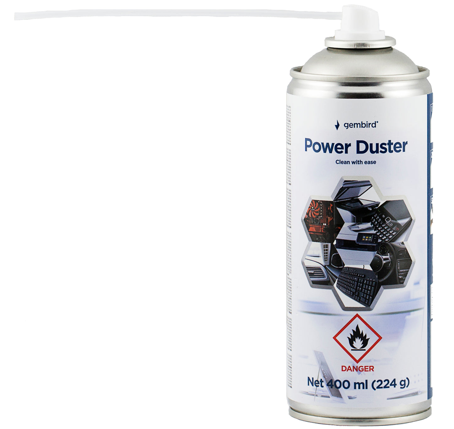 Spray de Aire Comprimido Gembird, 400ml CK-CAD-FL400-01
