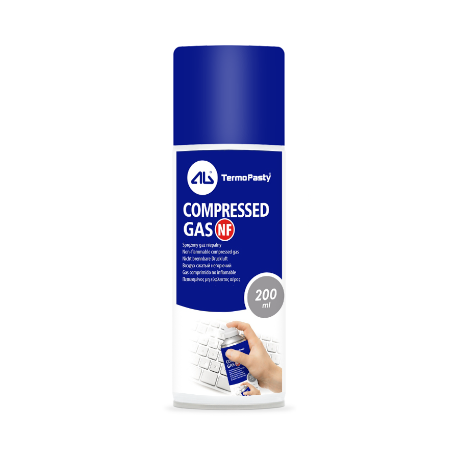 Spray de Aire Comprimido AG Termopasty NF (No Inflamable), 200ml ART.AGT-255