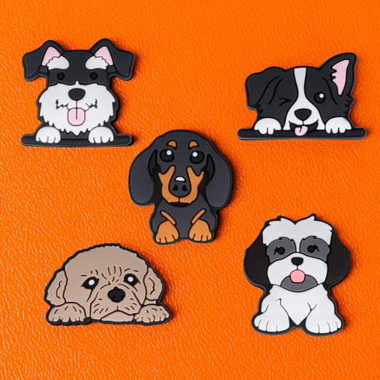Pegatina 3D OEM Dog para Funda de Teléfono / Tableta, Set de 5 piezas, Multicolor
