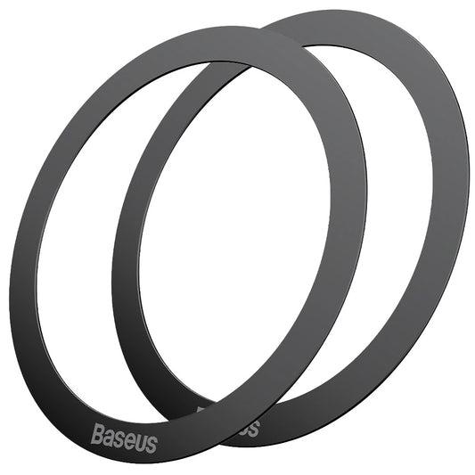 Adhesivo metálico Baseus Serie Halo, Juego 2 piezas, Negro PCCH000001