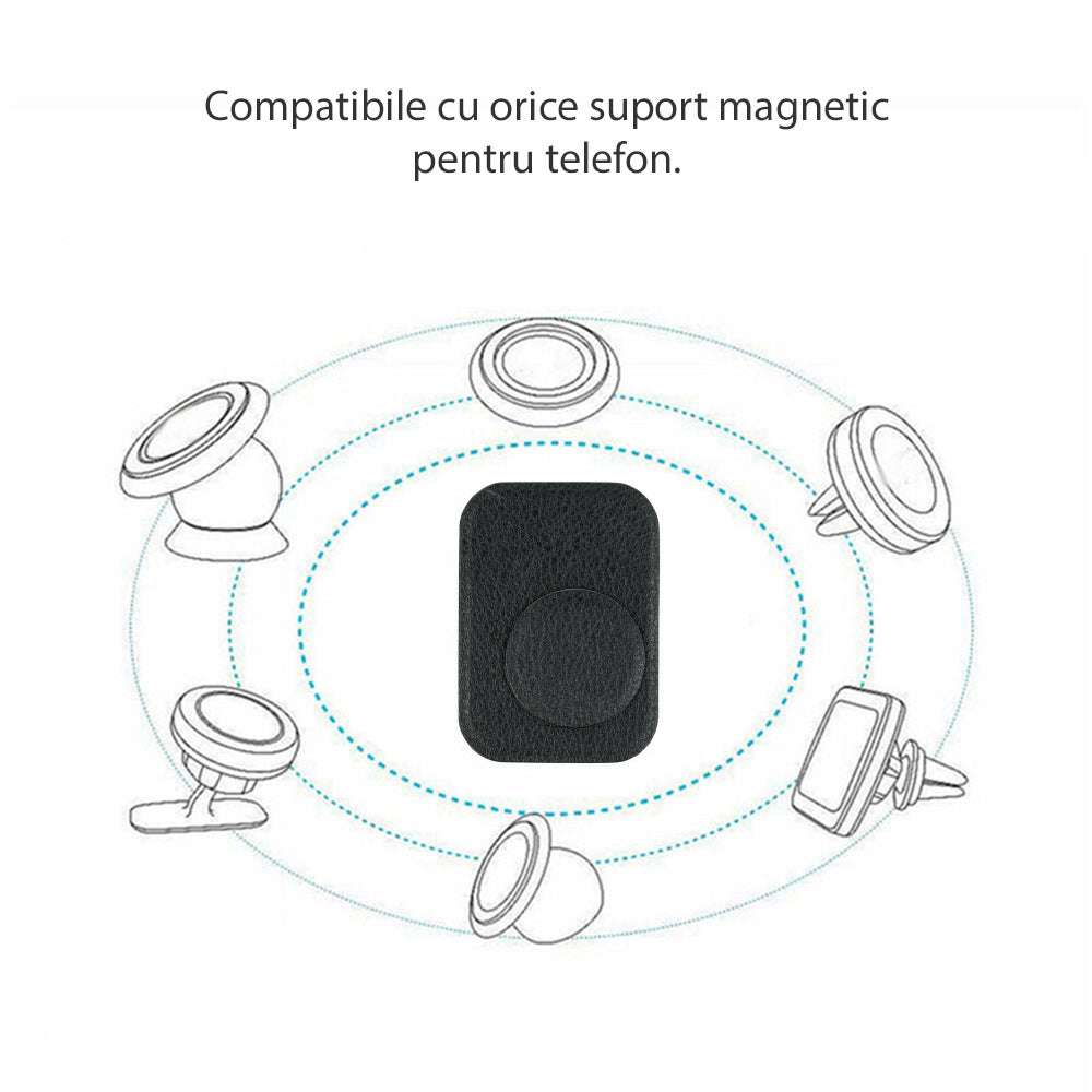 Pegatina Metálica Techsuit MP02 2in1, Negra