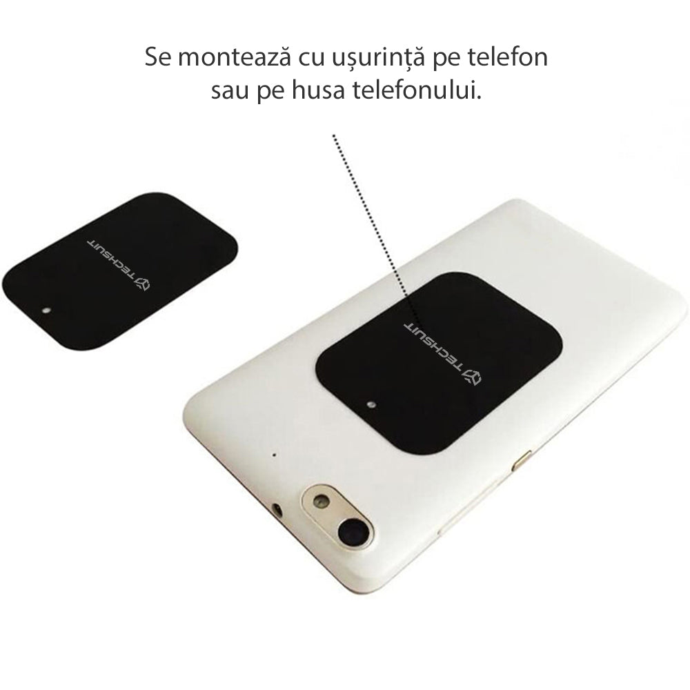Pegatina Metálica Techsuit MP03 2in1, Negra