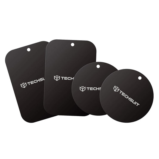 Pegatina Metálica Techsuit MP04 4en1, Negra