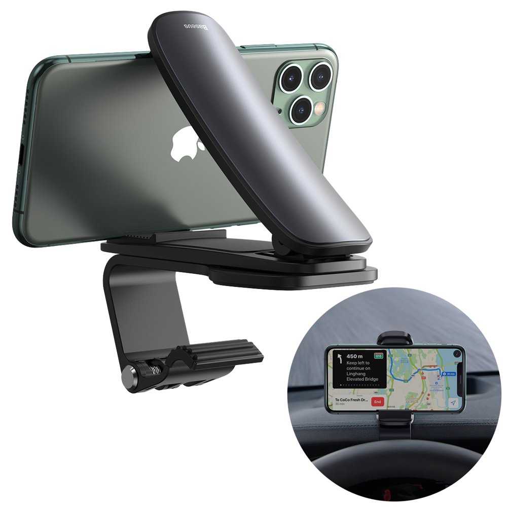 Baseus Big Mouth Pro Car Holder, 4.7inch - 6.5inch, Black SUDZ-A01